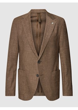 Marynarka na dwa guziki ze wzorem na całej powierzchni model ‘Acon’ ze sklepu Peek&Cloppenburg  w kategorii Marynarki męskie - zdjęcie 160619346