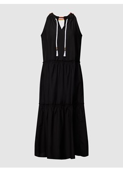 Sukienka midi z dodatkiem jedwabiu i efektem stopniowania ze sklepu Peek&Cloppenburg  w kategorii Sukienki - zdjęcie 160621195