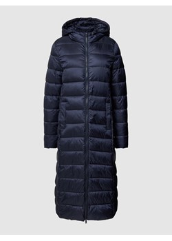 Płaszcz pikowany z kapturem ze sklepu Peek&Cloppenburg  w kategorii Płaszcze damskie - zdjęcie 160624687