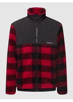 Kurtka Sherpa z obszyciem w kontrastowym kolorze ze sklepu Peek&Cloppenburg  w kategorii Kurtki męskie - zdjęcie 160626736