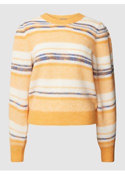 Sweter z dzianiny ze wzorem w paski model ‘Faoki’ ze sklepu Peek&Cloppenburg  w kategorii Swetry damskie - zdjęcie 160628066