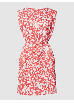 Sukienka o długości do kolan z mieszanki wiskozy i lnu ze sklepu Peek&Cloppenburg  w kategorii Sukienki - zdjęcie 160644308
