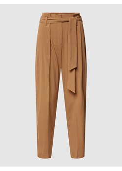 Spodnie z zakładkami w pasie model ‘Danta’ ze sklepu Peek&Cloppenburg  w kategorii Spodnie damskie - zdjęcie 160652979