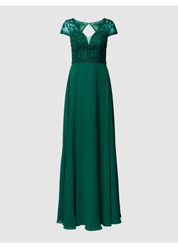 Sukienka wieczorowa z ozdobnym obszyciem ze sklepu Peek&Cloppenburg  w kategorii Sukienki - zdjęcie 160654527