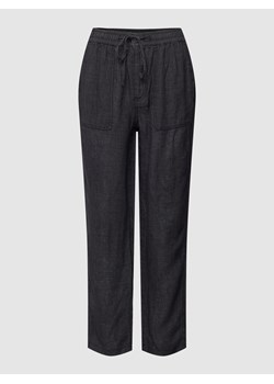 Spodnie lniane z bocznymi,wpuszczanymi kieszeniami ze sklepu Peek&Cloppenburg  w kategorii Spodnie damskie - zdjęcie 160654726