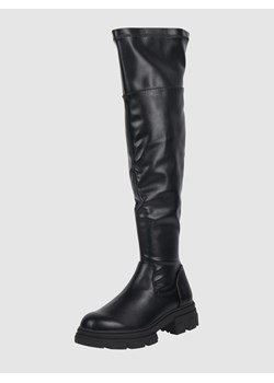 Kozaki za kolano z imitacji skóry ze sklepu Peek&Cloppenburg  w kategorii Kozaki damskie - zdjęcie 160657316