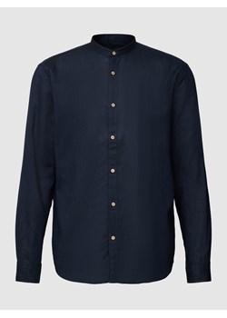 Koszula casualowa o kroju tailored fit ze stójką ze sklepu Peek&Cloppenburg  w kategorii Koszule męskie - zdjęcie 160661797