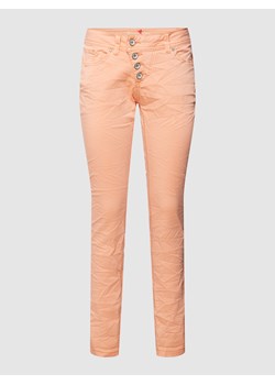 Spodnie z detalami z logo model ‘MALIBU’ ze sklepu Peek&Cloppenburg  w kategorii Spodnie damskie - zdjęcie 160673069