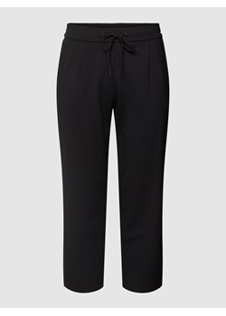 Spodnie PLUS SIZE z elastycznym pasem model ‘EVA’ ze sklepu Peek&Cloppenburg  w kategorii Spodnie damskie - zdjęcie 160675208