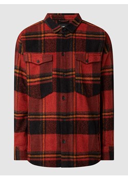 Koszula flanelowa o kroju regular fit z mieszanki bawełny i wiskozy model ‘Jonte’ ze sklepu Peek&Cloppenburg  w kategorii Koszule męskie - zdjęcie 160678389