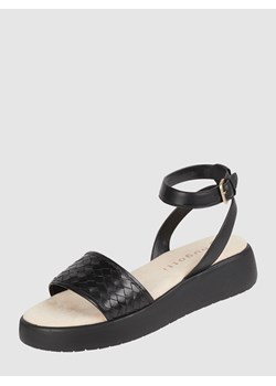 Sandały ze skóry ze sklepu Peek&Cloppenburg  w kategorii Sandały damskie - zdjęcie 160700098