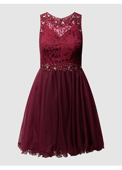 Sukienka koktajlowa z kwiatową koronką ze sklepu Peek&Cloppenburg  w kategorii Sukienki - zdjęcie 160701008