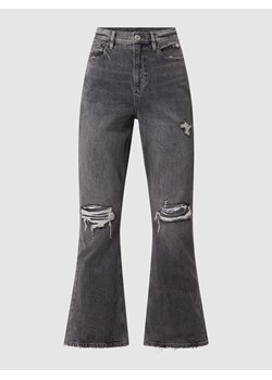 Jeansy o rozkloszowanym kroju z bawełny ze sklepu Peek&Cloppenburg  w kategorii Jeansy damskie - zdjęcie 160706379