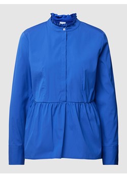 Bluzka z okrągłym dekoltem z falbanami model ‘Britta’ ze sklepu Peek&Cloppenburg  w kategorii Bluzki damskie - zdjęcie 160710196