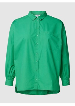 Bluzka koszulowa PLUS SIZE z kieszenią na piersi ze sklepu Peek&Cloppenburg  w kategorii Koszule damskie - zdjęcie 160712405