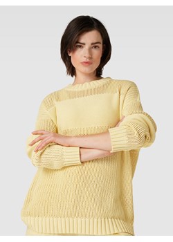 Sweter z dzianiny z fakturowanym wzorem ze sklepu Peek&Cloppenburg  w kategorii Swetry damskie - zdjęcie 160730408