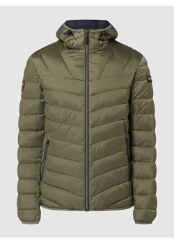 Kurtka pikowana o kroju regular fit z kapturem model ‘Aerons’ ze sklepu Peek&Cloppenburg  w kategorii Kurtki męskie - zdjęcie 160754866