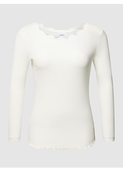 Bluzka PLUS SIZE z długim rękawem i prążkowaną fakturą model ‘Zamond’ ze sklepu Peek&Cloppenburg  w kategorii Bluzki damskie - zdjęcie 160758235