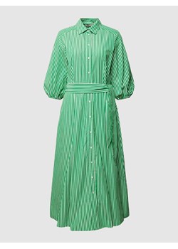 Sukienka koszulowa z bawełny ze wzorem w paski ze sklepu Peek&Cloppenburg  w kategorii Sukienki - zdjęcie 160758438