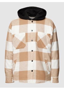 Kurtka koszulowa ze wzorem w kratę model ‘PAD’ ze sklepu Peek&Cloppenburg  w kategorii Koszule męskie - zdjęcie 160759649