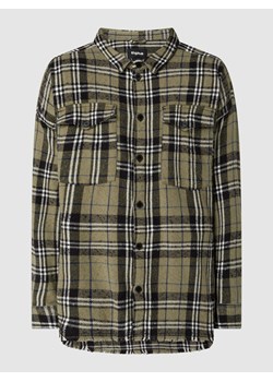 Koszula flanelowa o kroju oversized z mieszanki bawełny ze sklepu Peek&Cloppenburg  w kategorii Koszule męskie - zdjęcie 160769285