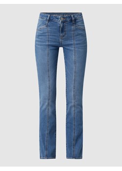 Jeansy z wysokim stanem o kroju skinny fit z dodatkiem streczu ze sklepu Peek&Cloppenburg  w kategorii Jeansy damskie - zdjęcie 160774127