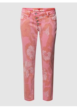 Spodnie ze wzorem na całej powierzchni model ‘MALIBU’ ze sklepu Peek&Cloppenburg  w kategorii Spodnie damskie - zdjęcie 160785197