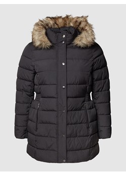 Kurtka pikowana PLUS SIZE z kołnierzem ze sztucznego futra model ‘CARLUNA’ ze sklepu Peek&Cloppenburg  w kategorii Kurtki damskie - zdjęcie 160787275