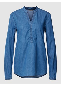 Bluzka jeansowa z dekoltem w serek model ‘Tencel’ ze sklepu Peek&Cloppenburg  w kategorii Bluzki damskie - zdjęcie 160802959