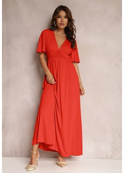 Czerwona Sukienka Delsarte ze sklepu Renee odzież w kategorii Sukienki - zdjęcie 160823096