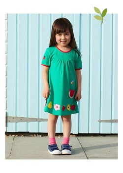 Toby Tiger Sukienka w kolorze zielonym ze sklepu Limango Polska w kategorii Sukienki dziewczęce - zdjęcie 160838417