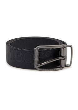 Hugo Boss Kids Skórzany pasek w kolorze czarnym ze sklepu Limango Polska w kategorii Paski męskie - zdjęcie 160846278