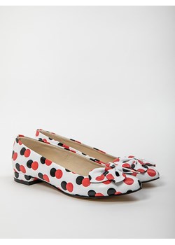 Zapato Skórzane baleriny w kolorze biało-czerwono-czarnym ze sklepu Limango Polska w kategorii Balerinki - zdjęcie 160866048