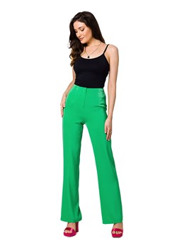 Makover Spodnie w kolorze zielonym ze sklepu Limango Polska w kategorii Spodnie damskie - zdjęcie 160867488