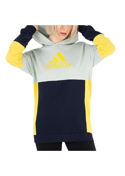 Bluza adidas Colorblock Fleece HN8567 - multikolor ze sklepu streetstyle24.pl w kategorii Bluzy dziewczęce - zdjęcie 160904416