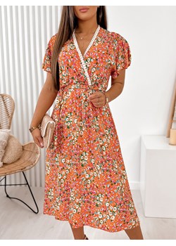 sukienka ramires pomarańczowa xl/xxl ze sklepu UBRA w kategorii Sukienki - zdjęcie 160904608