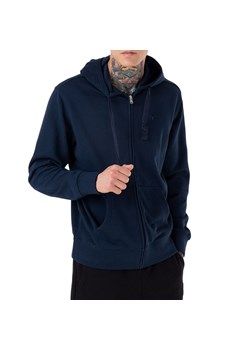 Bluza Champion Embroidered Full-Zip Heavy Cotton Hoodie 218493-BS538 - granatowa ze sklepu streetstyle24.pl w kategorii Bluzy męskie - zdjęcie 160905215
