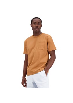 Koszulka New Balance MT23567TOB - brązowa ze sklepu streetstyle24.pl w kategorii T-shirty męskie - zdjęcie 160917465