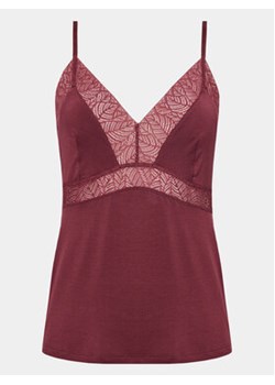 Femilet by Chantelle Top Jazz FNA510 Bordowy Regular Fit ze sklepu MODIVO w kategorii Bluzki damskie - zdjęcie 160923017