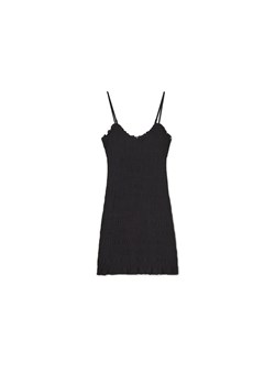 Cropp - Czarna sukienka na ramiączkach - czarny ze sklepu Cropp w kategorii Sukienki - zdjęcie 160923136