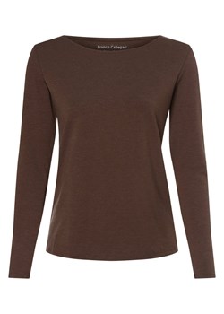 Franco Callegari Damska koszulka z długim rękawem Kobiety czekoladowy marmurkowy ze sklepu vangraaf w kategorii Bluzki damskie - zdjęcie 160927459