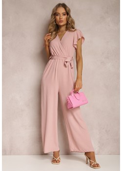 Różowy Kombinezon Haidiolea ze sklepu Renee odzież w kategorii Kombinezony damskie - zdjęcie 160936136