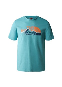 Koszulka The North Face Mountain Line 0A7X1NITW1 - niebieska ze sklepu streetstyle24.pl w kategorii T-shirty męskie - zdjęcie 160939105