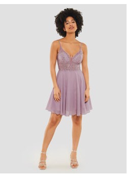 Swing Sukienka koktajlowa 5AE19300 Różowy Slim Fit ze sklepu MODIVO w kategorii Sukienki - zdjęcie 160939337