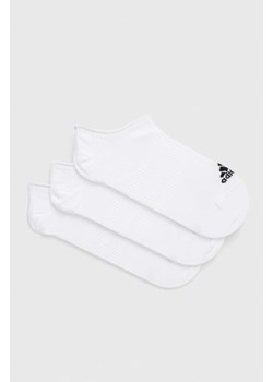adidas Performance skarpetki 3-pack kolor biały HT3463 ze sklepu ANSWEAR.com w kategorii Skarpetki męskie - zdjęcie 160939747