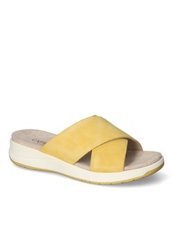 Klapki Caprice 9-27252-20/620 Żółte zamsz ze sklepu Arturo-obuwie w kategorii Klapki damskie - zdjęcie 160941636