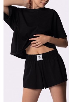 Bawełniana piżama damska w kolorze czarnym Pure, Kolor czarny, Rozmiar XL, Mona ze sklepu Intymna w kategorii Piżamy damskie - zdjęcie 160954337