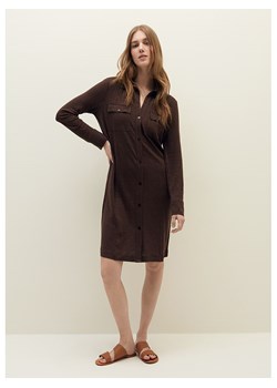 STEFANEL Sukienka w kolorze brązowym ze sklepu Limango Polska w kategorii Sukienki - zdjęcie 160958636