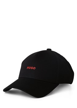 HUGO Damska czapka z daszkiem Kobiety Bawełna czarny nadruk ze sklepu vangraaf w kategorii Czapki z daszkiem damskie - zdjęcie 160961336