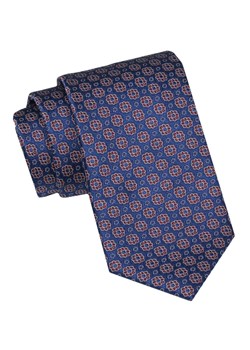Krawat Męski, Klasyczny - ALTIES - Kwiatowe Grochy KRALTS0968 ze sklepu JegoSzafa.pl w kategorii Krawaty - zdjęcie 160962506